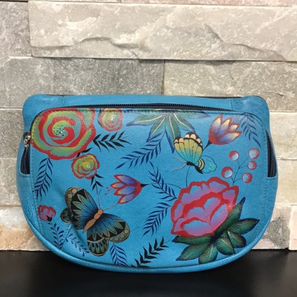 Anuschka Hand Painted Leather Belt Bag